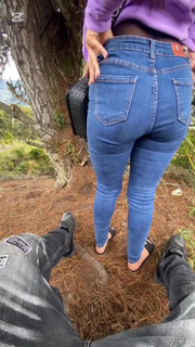 We look for a place in the woods and suck his dick