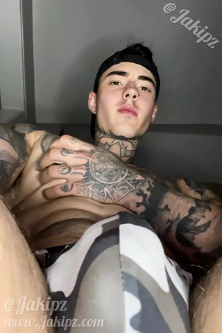 Playing With My Huge Bulge In A Jockstrap While Talking Dirty Before Shooting A Huge Load