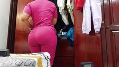 Nurse caught by amateur camera (EXTREME BIG ASS)