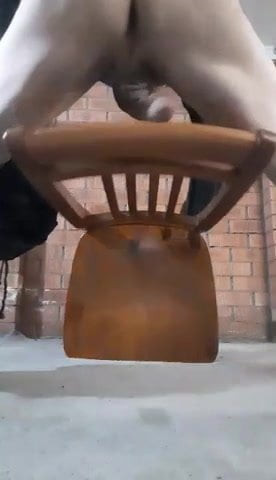 Fucking my chair on kik #4