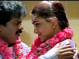 Kushboo aunty enjoyed hugging and kissing romance