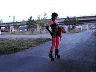 Fucking Sissy in high heels
