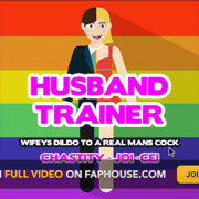 AUDIO ONLY- Husband trainer wifey's dildo to a real mans cock