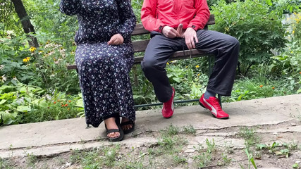 Curvy mother in law gets my cum outdoors