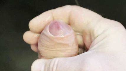my cumshot in front of the camera