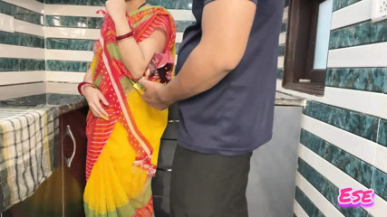 Aunty Got Fucked in the Kitchen on Holi