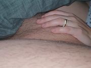 Step mom invites step son in bed and handjob step son dick