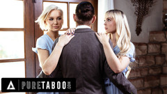 PURE TABOO Wife Kenzie Taylor Delivers Perfect Lookalike Lilly Bell For Pervert Husband's Pleasure