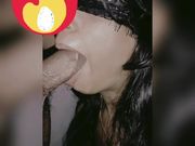 Latika sucking cock blowjob hard