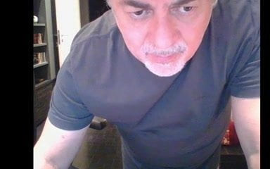 Handsome dadddy cum