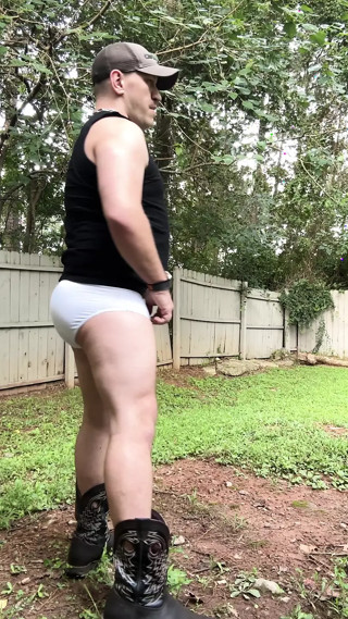 White Brief, Piss, and Cummy Hole