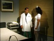 Lucky doctor bangs hot MILF nurse on a hospital bed