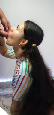 My Slutty Neighbor Loves Coming Over to Deepthroat My Cock.
