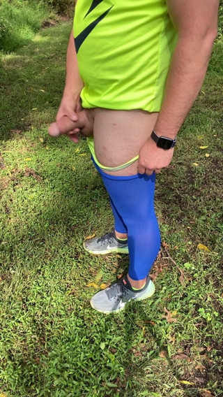 Strip tease on the trail