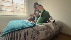 How Nice to Feel Your Vulva Over the Leggings and Then Touch Us to Come