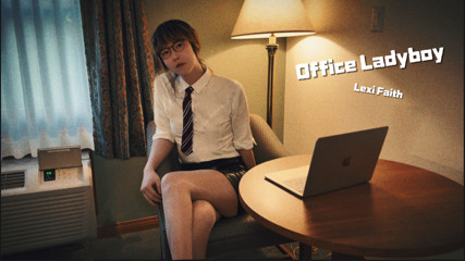 Office Ladyboy Lexi Faith anal fuck cumshot thumbnail