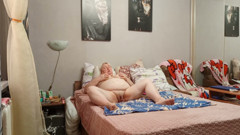 Big-boobed Neighbor Fondles Her Pussy