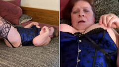 Granny Nurse Chapel's Bwc Dildo Masturbation & Orgasms