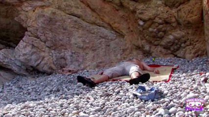 A couple of scorching hot Latinas found a horny dude and worked him in public.