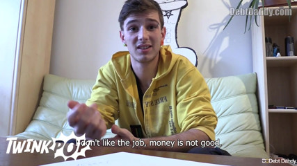 TWINKPOP - When Debt Hits Hard This Open-Minded Straight Twink Is Willing To Pay With His Body