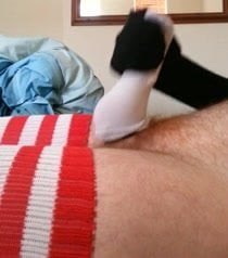 Aching balls begging for release...