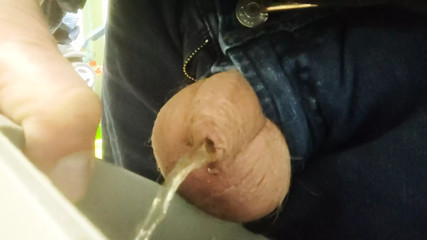 Piss in waste basket