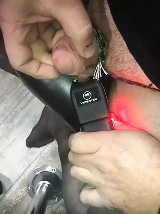 Stun gun used on cock and balls 2 thumbnail