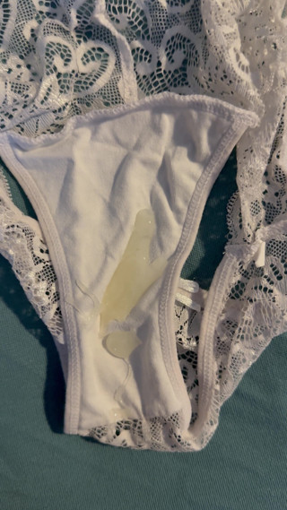Cum on wife's panties 35