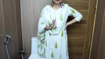 Trying My Stepmother's Delicious Pussy in the Bathroom. Full Video