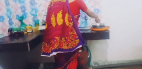 Busty Bhabi Gets Pounded In The Kitchen By Her Devar.