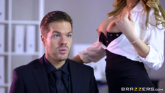 Big Tits at Work - Ryan Ryder's Law Firm Interview Turns Into a Hardcore Fuck with Stacey Saran