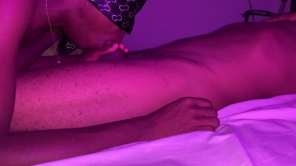 Blow Job Reverse cowgirl PoV on BBC Sexy Ebony Teen 18 wet pussy