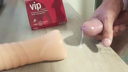 Fucking my new Blair Williams pocket pussy. HUGE CUMSHOT