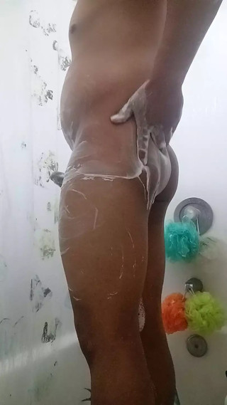rich masturbation in the bathroom