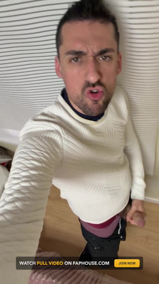 Hot Stepdaddy Showing off Big Cock