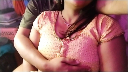 Hot desi sexy big boobs wife and village boyfriend romance in the secret room. thumbnail