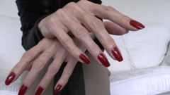 Exciting Long Red Fingernails, Ruined Orgasm, Lady Victoria Valente