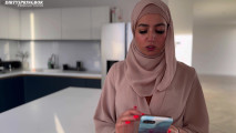 Hungry Muslim Girl Breaks Her Fast with BBC