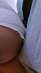 Underskirt CUM Hard Inside Her Panties On Crowded Train. Stranger's Dirty Fantasy