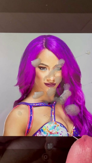 cum on Sasha Banks (WWE)