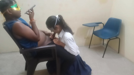 Student Riya sucks Big cock of teacher and gets fucked by him