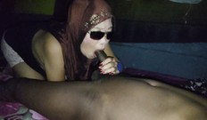 Horny Nepal girl gives sloppy blowjob with surprise oral creampie & cum in mouth CIM - Asian