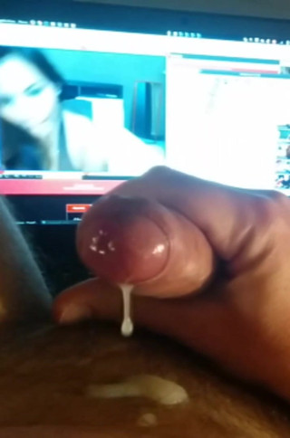 CUM watching favorite Thai webcam model