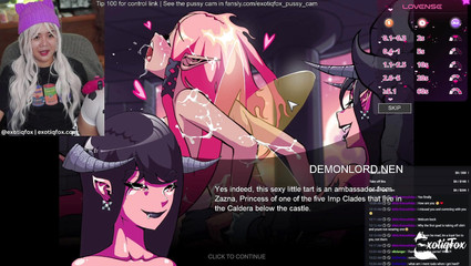 Masturbating while Playing H Games with Cute Asian Gamer Girl ExotiqFox