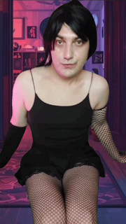 7 Bubble Butt Blonde in Goth Feminine Legs Soft Body Sweet Skin