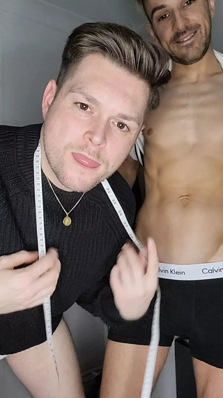 Ry and Rowan have another Dick Measuring Contest... Still HUNG
