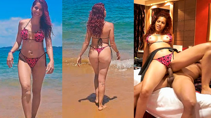 I fuck a Latina tourist on the beach in Brazil