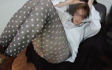 Blonde Whiteboy Sucking BBC Dildo in Hard-core Leggings thumbnail