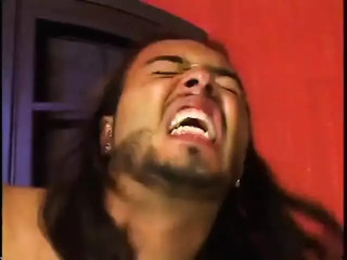 Blonde tranny with firm tits and long hair hunk have hardcore fuck thumbnail