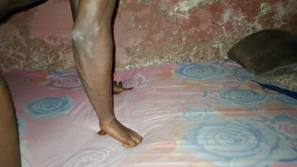 Pleasuring Himself in His Rustic Room